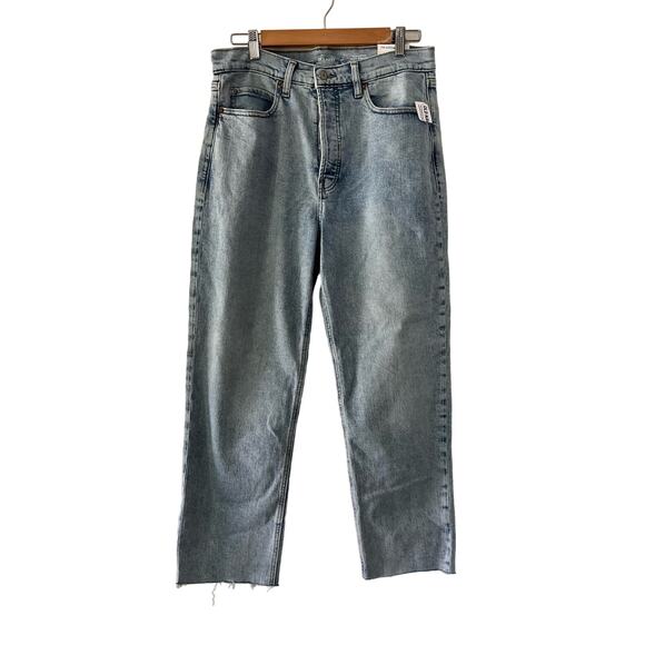 Old Navy Denim - Old Navy Ski High Straight Women's Size 10 Extra High Rise Button Fly Jeans